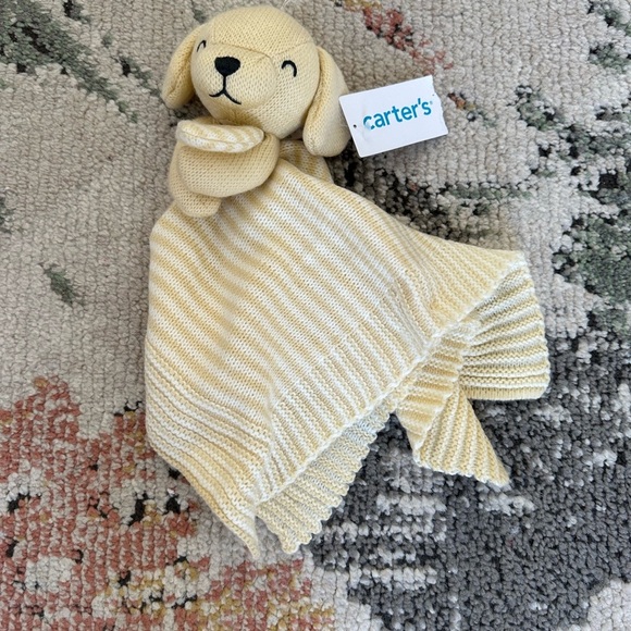 New Carter’s Baby Puppy Plush Lovey Security Blanket Stuffed Animal Dog Snuggly - Picture 6 of 8